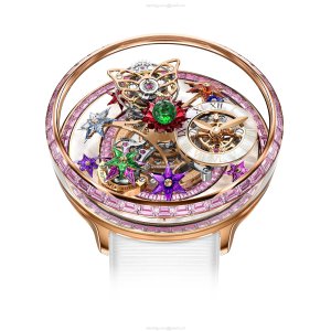 Jacob & Co Astronomia Fleurs de Jardin Pink Sapphire - 42.5mm Mechanical Watch