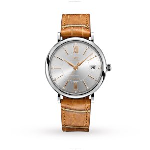 IWC Portofino IW458101 Automatic Watch | 37mm Stainless Steel & Silver Dial