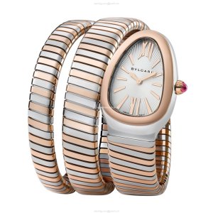 Bvlgari Serpenti 102236 Replica Watch - Grey Dial - Stainless Steel & Gold