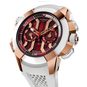 Jacob & Co Epic X Titanium & Rose Gold Automatic Red Watch - 47mm