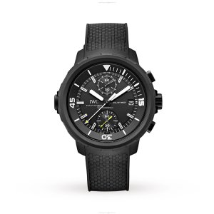IWC Aquatimer IW379502 Automatic Watch - 45mm Stainless Steel Black Dial