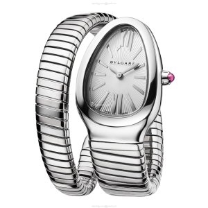 Bvlgari Serpenti 101817 Grey Dial Replica Watch | 35mm Steel & Gold