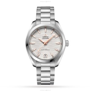 Omega Seamaster Aqua Terra 34mm Silver Dial Automatic Watch | Replica