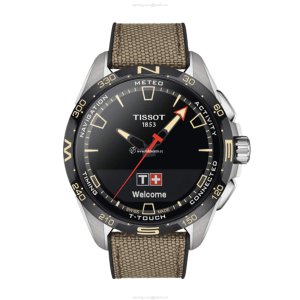 Tissot T-Touch Connect Solar Titanium Watch - 47.5mm Black Dial | Solar Powered