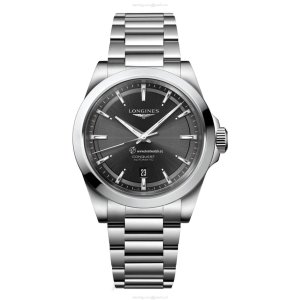 Longines Conquest L38304526 Automatic Black - 41mm Stainless Steel Watch