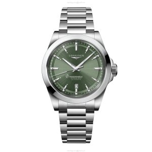 Longines Conquest L38304026 Automatic Green Dial - 41mm Stainless Steel