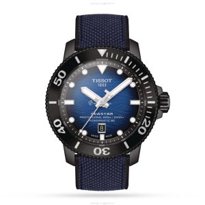 Tissot Seastar 2000 Automatic Blue Dial Men's Watch - 46mm Stainless Steel