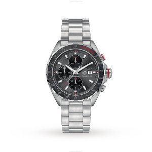 TAG Heuer Formula 1 Automatic Grey Dial Watch - 44mm Stainless Steel