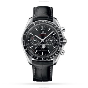 Omega Speedmaster Moonphase Automatic 44mm - Black Dial Stainless Steel