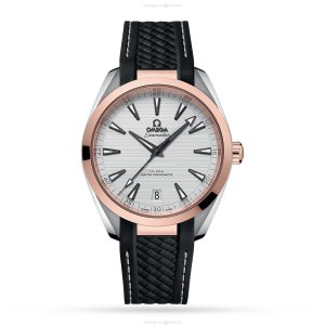 Omega Seamaster Aqua Terra Automatic - 41mm Steel & Rose Gold - Silver Dial