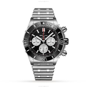 Breitling Chronomat AB0136251B1A1 - 44mm Black Automatic Watch - Ceramic & Steel
