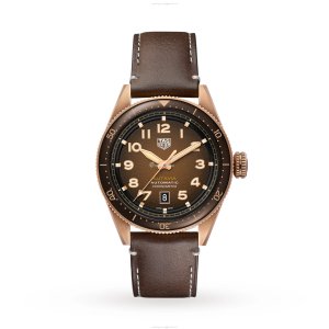 TAG Heuer Autavia Bronze Automatic Watch - 42mm Brown Dial | Replica