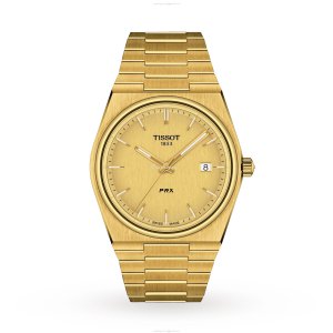 Tissot PRX T1374103302100 | 40mm Gold Dial | Quartz | 100M Water Resistant