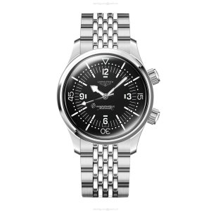 Longines Legend Diver L37644506 | 39mm Automatic Black Dial | Stainless Steel