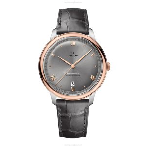 Omega De Ville Prestige 40mm Automatic Grey Dial - Stainless Steel & Rose Gold