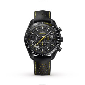 Omega Speedmaster Apollo 8 Ceramic Manual Winding Watch - 44mm Black Dial