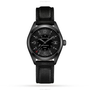 Hamilton Khaki Field H68401735 | 40mm Black Dial | Stainless Steel Quartz Watch