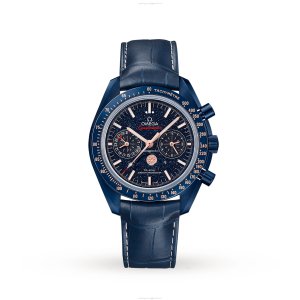 Omega Speedmaster Blue Ceramic Automatic Watch - 44mm Blue Dial | Replica