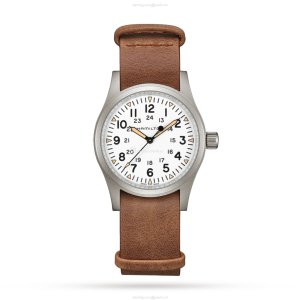 Hamilton Khaki Field H69439511 Mechanical Watch - 38mm Stainless Steel - White Dial