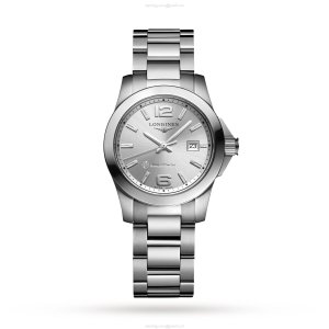 Longines Conquest L33764766 Silver Dial - Quartz - 29.5mm Stainless Steel