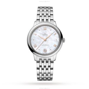 Omega De Ville Prestige 34mm Automatic - Mother of Pearl Dial - Stainless Steel