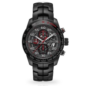 TAG Heuer Carrera Automatic Black Watch - 43mm Stainless Steel & Rubber