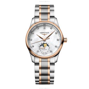 Longines Master Collection L24095897 | 34mm Automatic Watch | Mother Of Pearl Dial