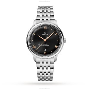 Omega De Ville Prestige Automatic Watch - 40mm Stainless Steel Black Dial