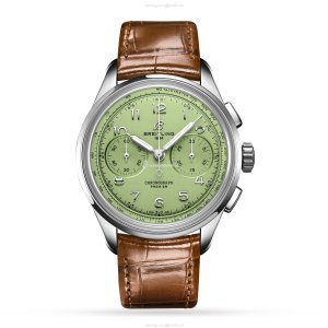 Breitling Premier AB0930D31L1P1 | 40mm Stainless Steel | Pistachio Dial