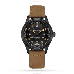 Hamilton Khaki Field Titanium Automatic - 42mm Black Dial - H70665533