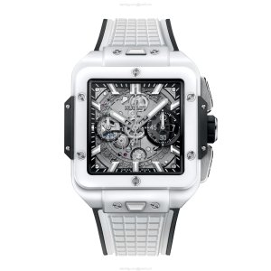 Hublot Square Bang 821.HX.0170.RX - 42mm Ceramic Automatic Skeleton Watch