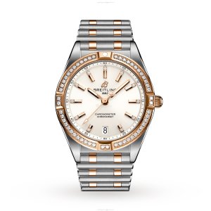 Breitling Chronomat 32mm Silver Dial | Stainless Steel & Rose Gold | Quartz