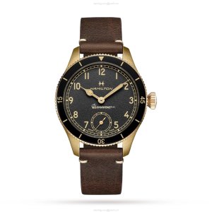 Hamilton Khaki Aviation H76709530 Bronze 43mm Mechanical Black Replica Watch