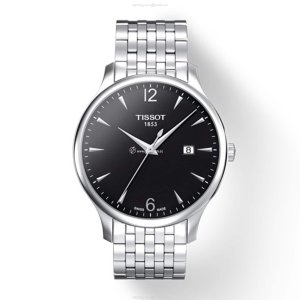Tissot T-Classic Quartz Watch - Black Dial - 42mm Stainless Steel
