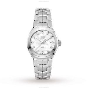 TAG Heuer Link WBC1312.BA0600 | 32mm Steel Quartz Watch | Mother of Pearl Dial