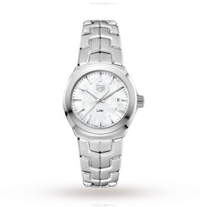 TAG Heuer Link WBC1310.BA0600 | 32mm Steel Quartz Watch | Mother of Pearl Dial
