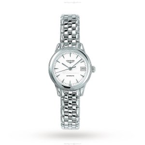Longines Flagship L42744126 | 26mm Stainless Steel Automatic Watch - White Dial