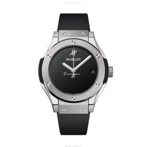 Hublot Classic Fusion Titanium Quartz Watch - 33mm Black Dial | Replica