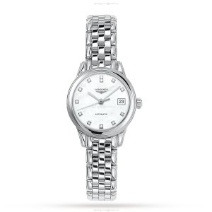 Longines Flagship L42744876 | 26mm Automatic Watch | Mother of Pearl Dial