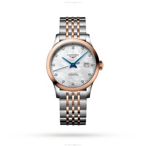Longines Record L23215877 | 30mm Automatic | Mother of Pearl & Diamond Dial