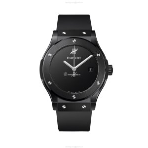 Hublot Classic Fusion Ceramic Automatic Watch - 42mm Black Dial | Replica