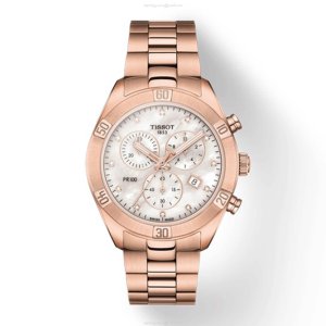 Tissot T-Classic T1019173311600 | 38mm Rose Gold & Steel | Mother of Pearl Dial