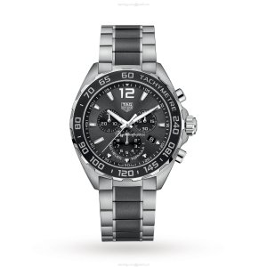 TAG Heuer Formula 1 CAZ1011 Quartz Watch - 43mm Black Dial - Stainless Steel