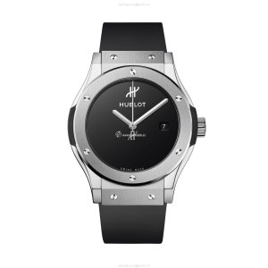 Hublot Classic Fusion Titanium Automatic Watch - 42mm Black Dial