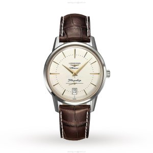Longines Heritage L47954782 | 38.5mm Automatic Cream Dial | Stainless Steel