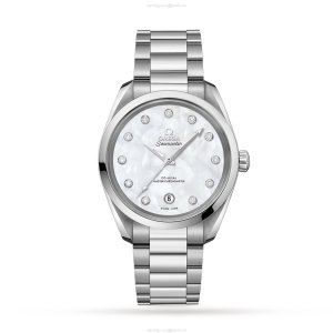 Omega Seamaster Aqua Terra 38mm Automatic | Mother of Pearl Dial & Diamonds