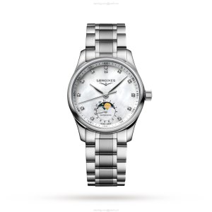 Longines Master Collection L24094876 - 34mm Automatic Watch - Mother of Pearl Dial