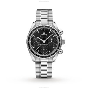 Omega Speedmaster 38mm Automatic Black Dial - Stainless Steel Watch