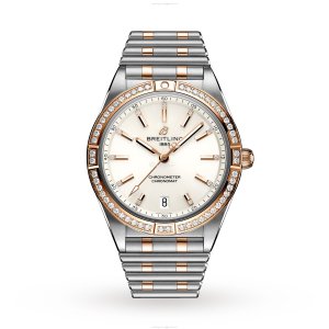 Breitling Chronomat 36mm Automatic Silver Dial - Stainless Steel & Rose Gold