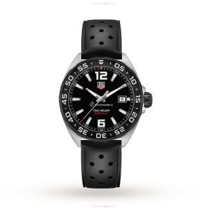 TAG Heuer Formula 1 WAZ1110 Quartz Watch - 41mm Black Dial - Stainless Steel